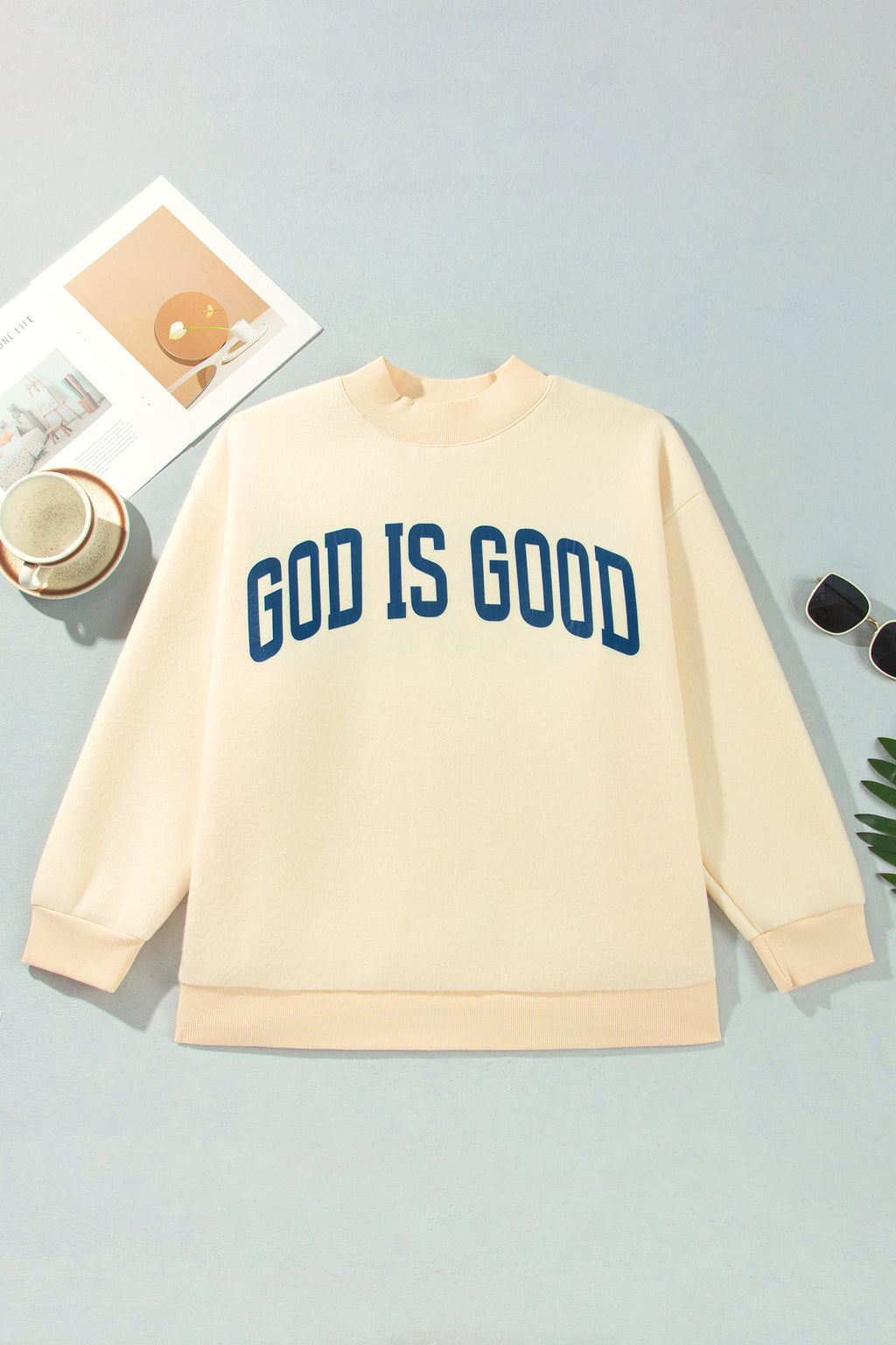 Light Grey Jesus Tunic Plus Size Sweatshirt