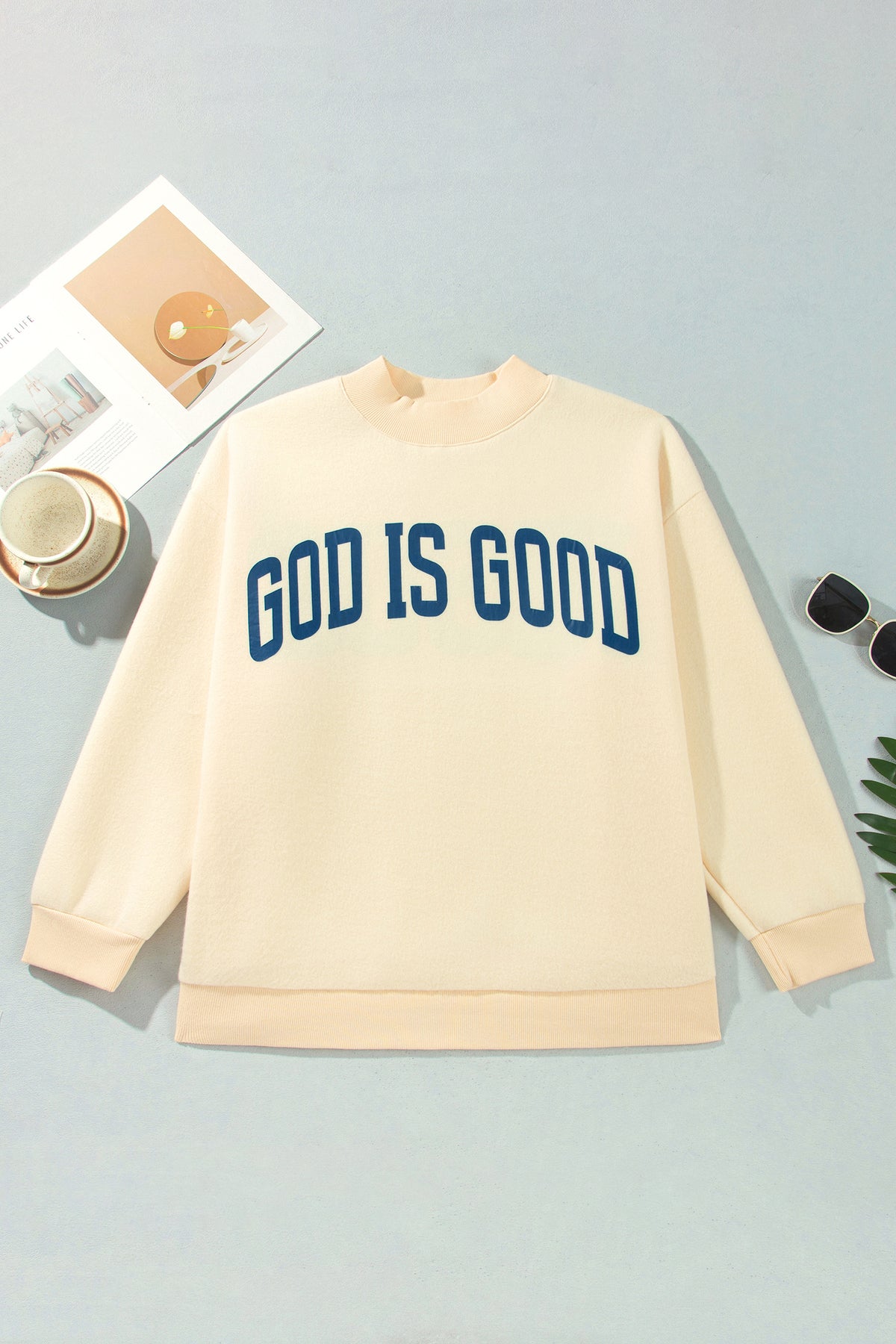 Light Grey Jesus Tunic Plus Size Sweatshirt
