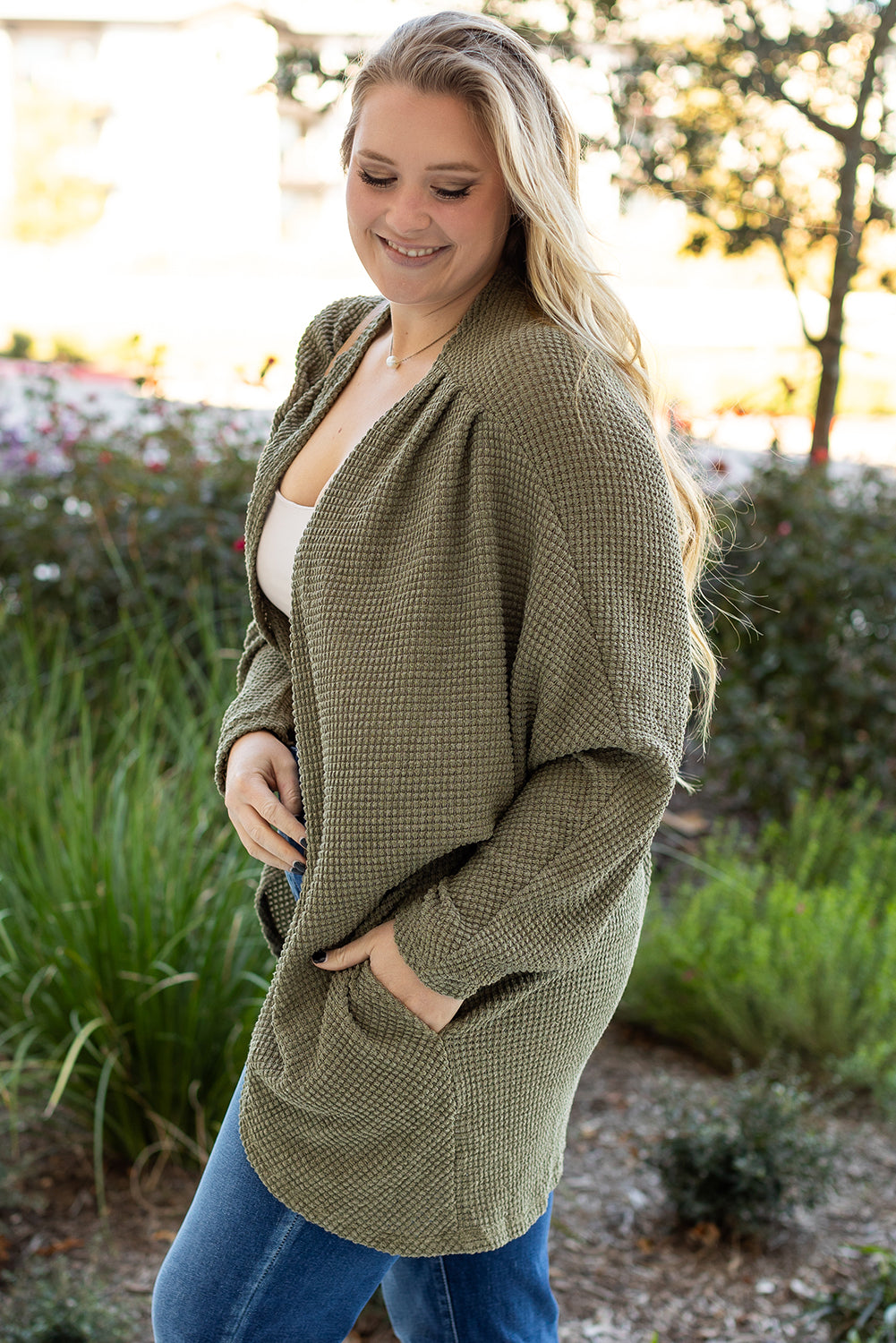 Seagrass Plus Size Cardigan