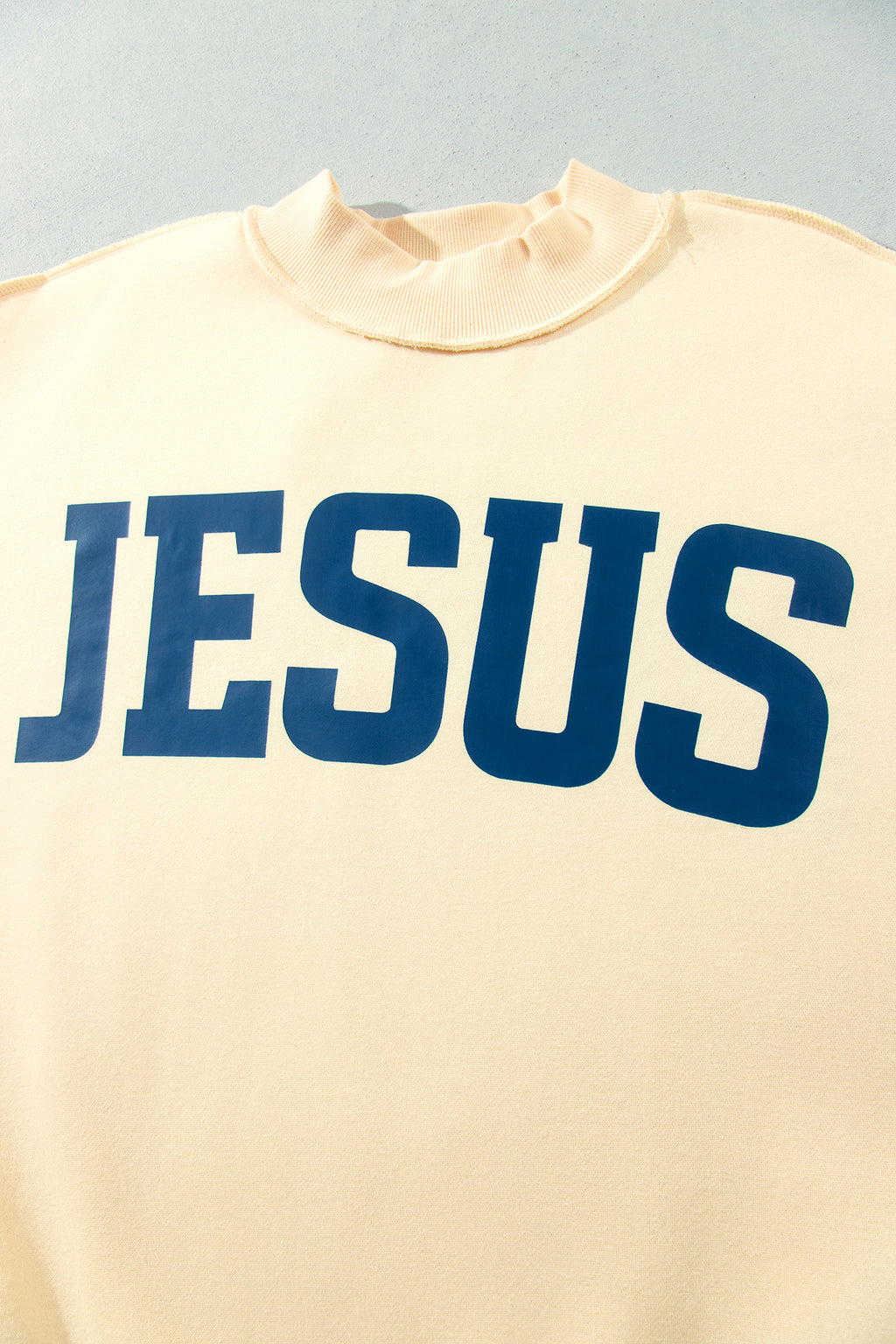 Light Grey Jesus Tunic Plus Size Sweatshirt
