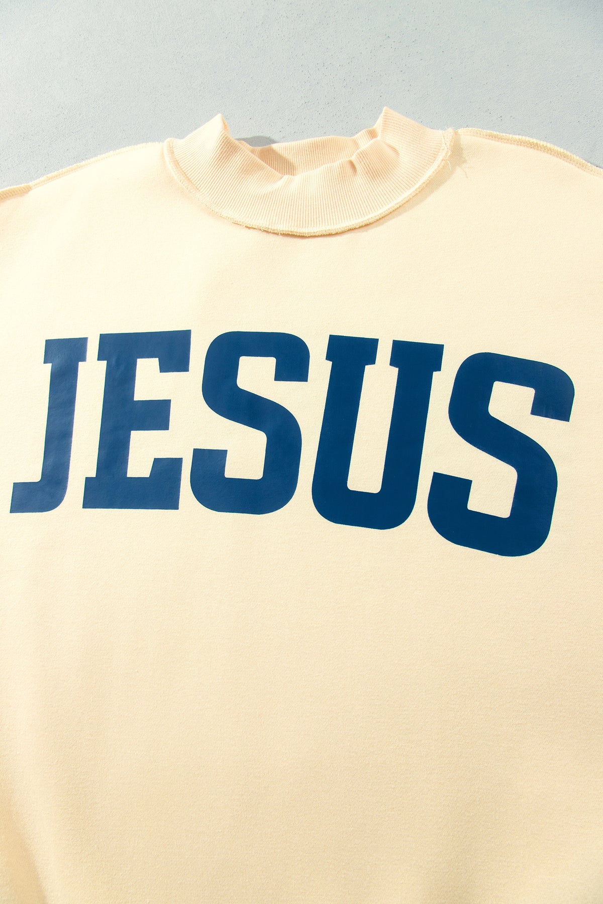Light Grey Jesus Tunic Plus Size Sweatshirt