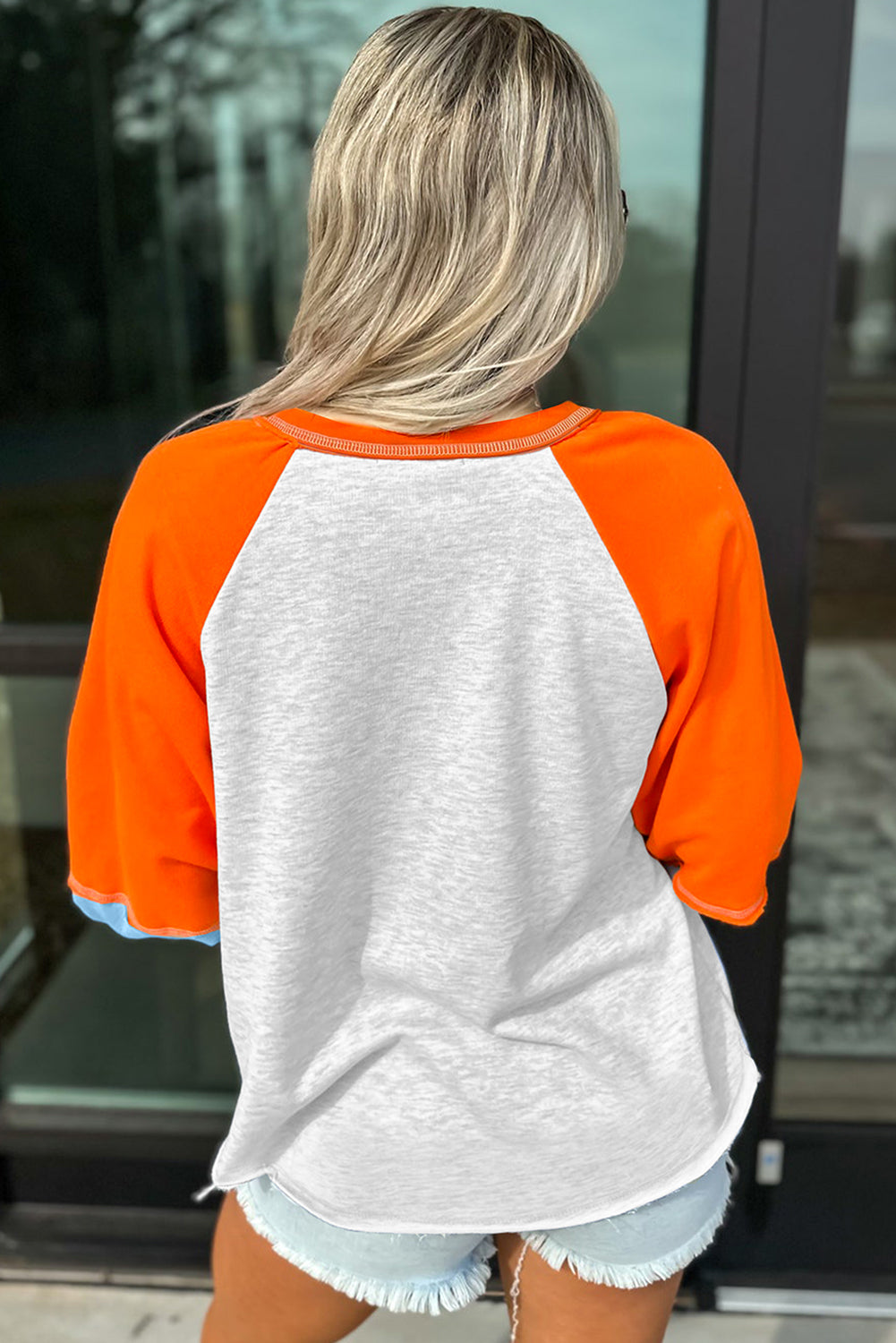 Light Grey Thanksgiving Turkey Sequin Top