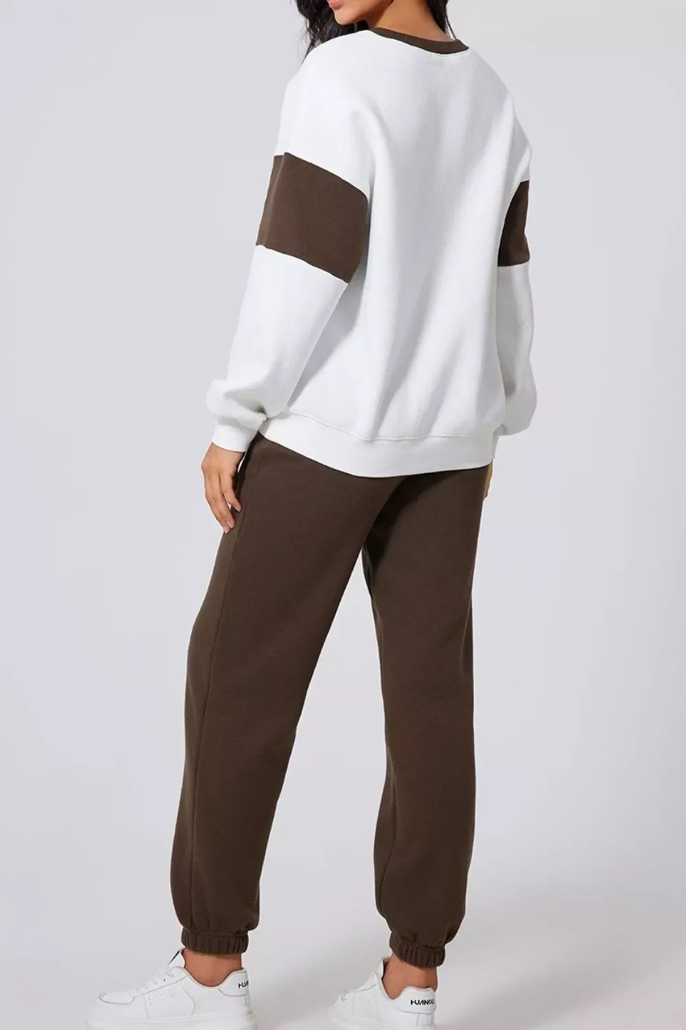 Drop Shoulder Sweatshirt & Jogger Set