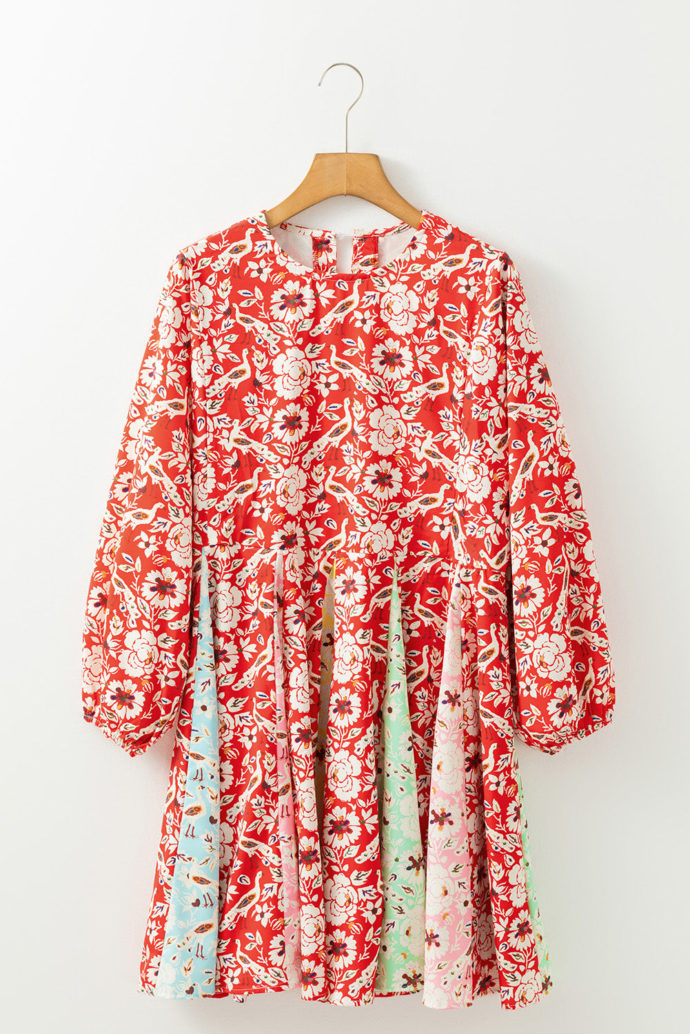Pleated Mini Dress