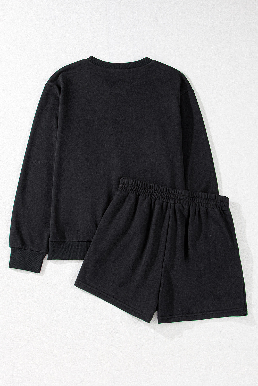 Black GAME DAY Pullover and Shorts Casual Outfit