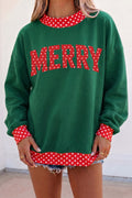 Green Merry Christmas Sweatshirt