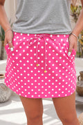 Sachet Pink Polka Dot Mini Skort