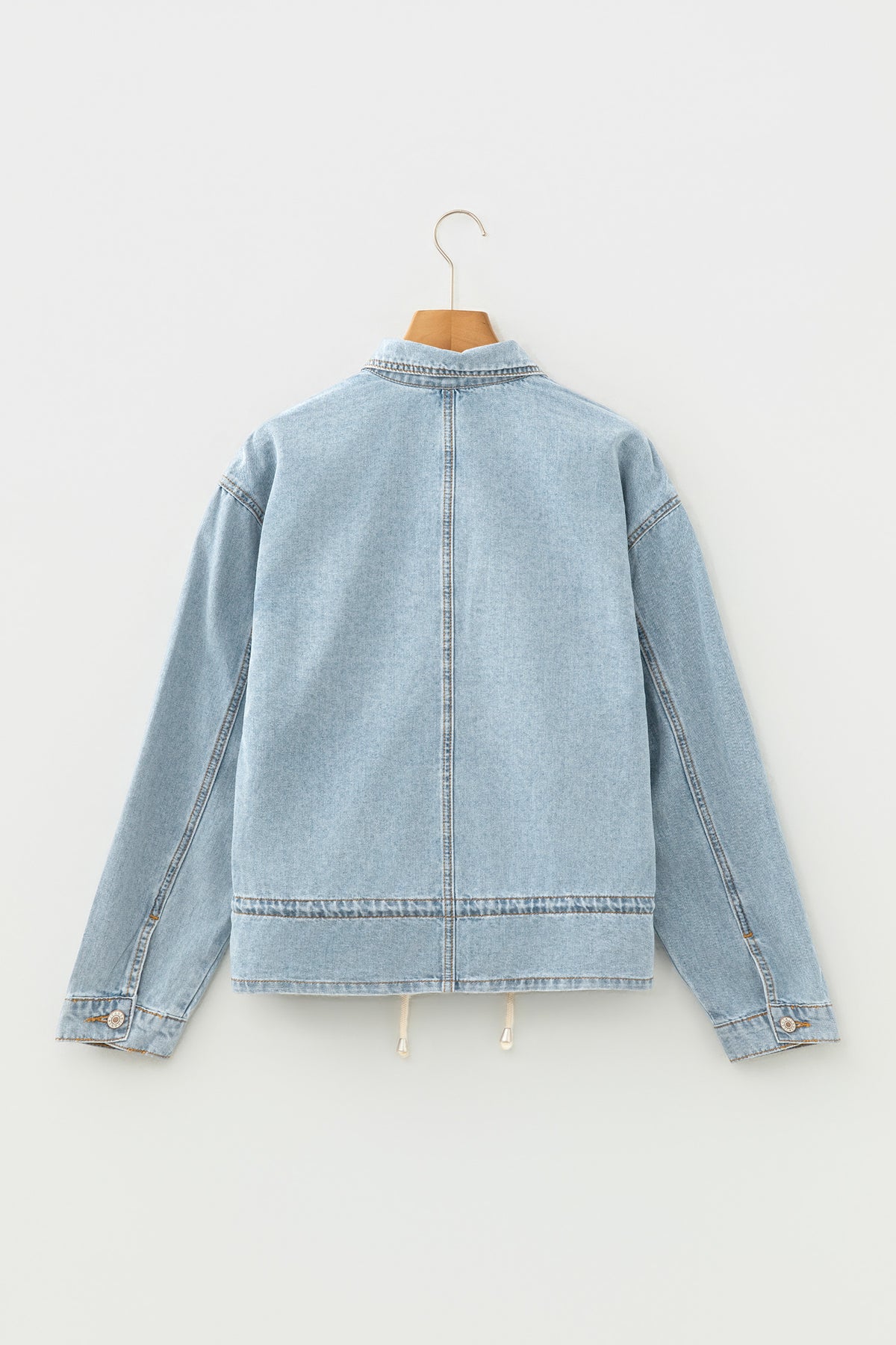 Beau Blue Light Wash Denim Jacket