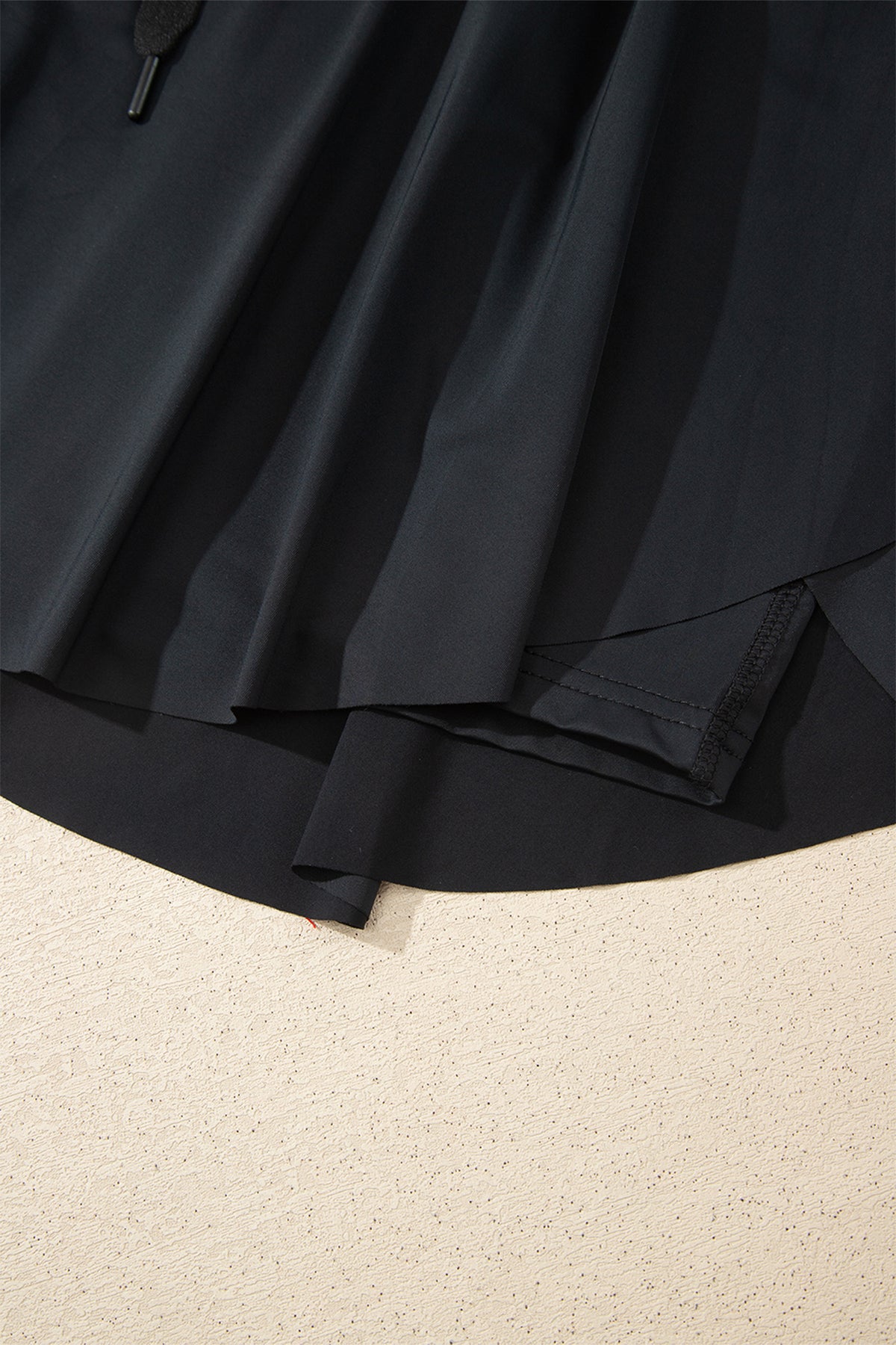 Black Plus Size Tennis Skort