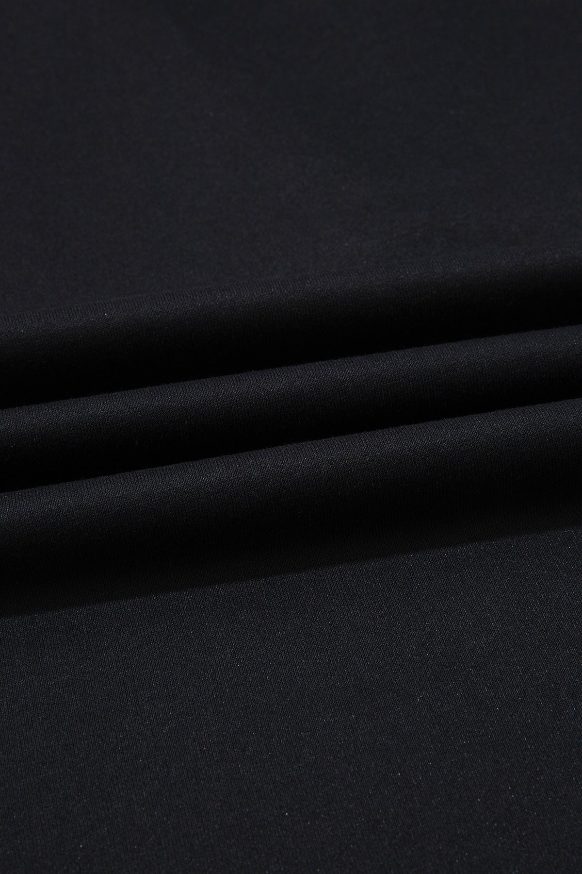 Black Plus Size V-Neck Blouse