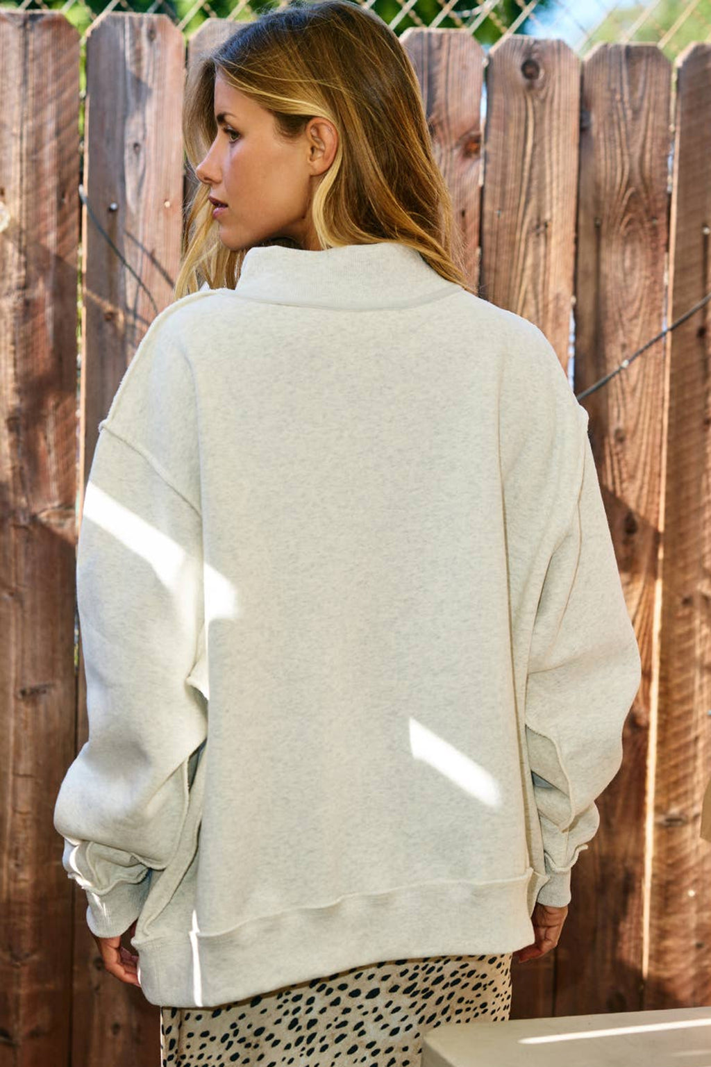 Light Grey Jesus Tunic Plus Size Sweatshirt