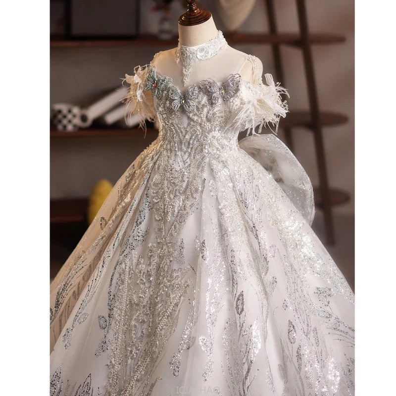 White Pageant Dress