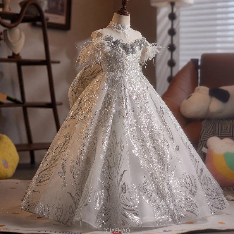 White Pageant Dress