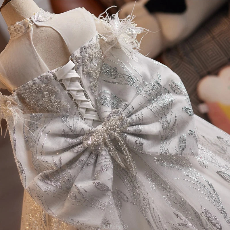 White Pageant Dress