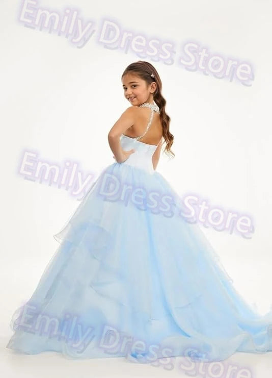 Customized Ruffle Pageant Dress