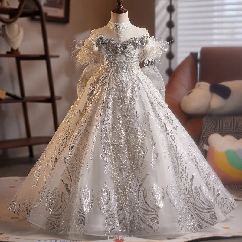 White Pageant Dress