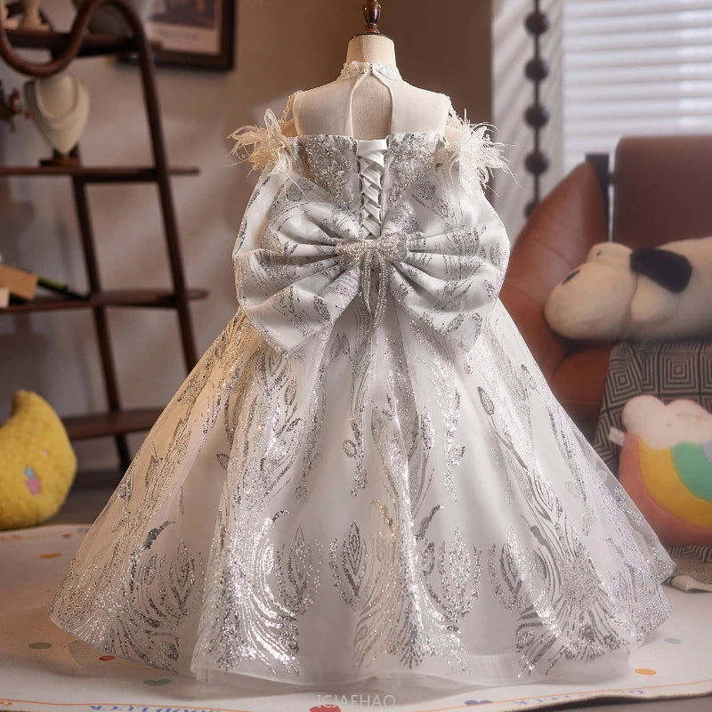 White Pageant Dress