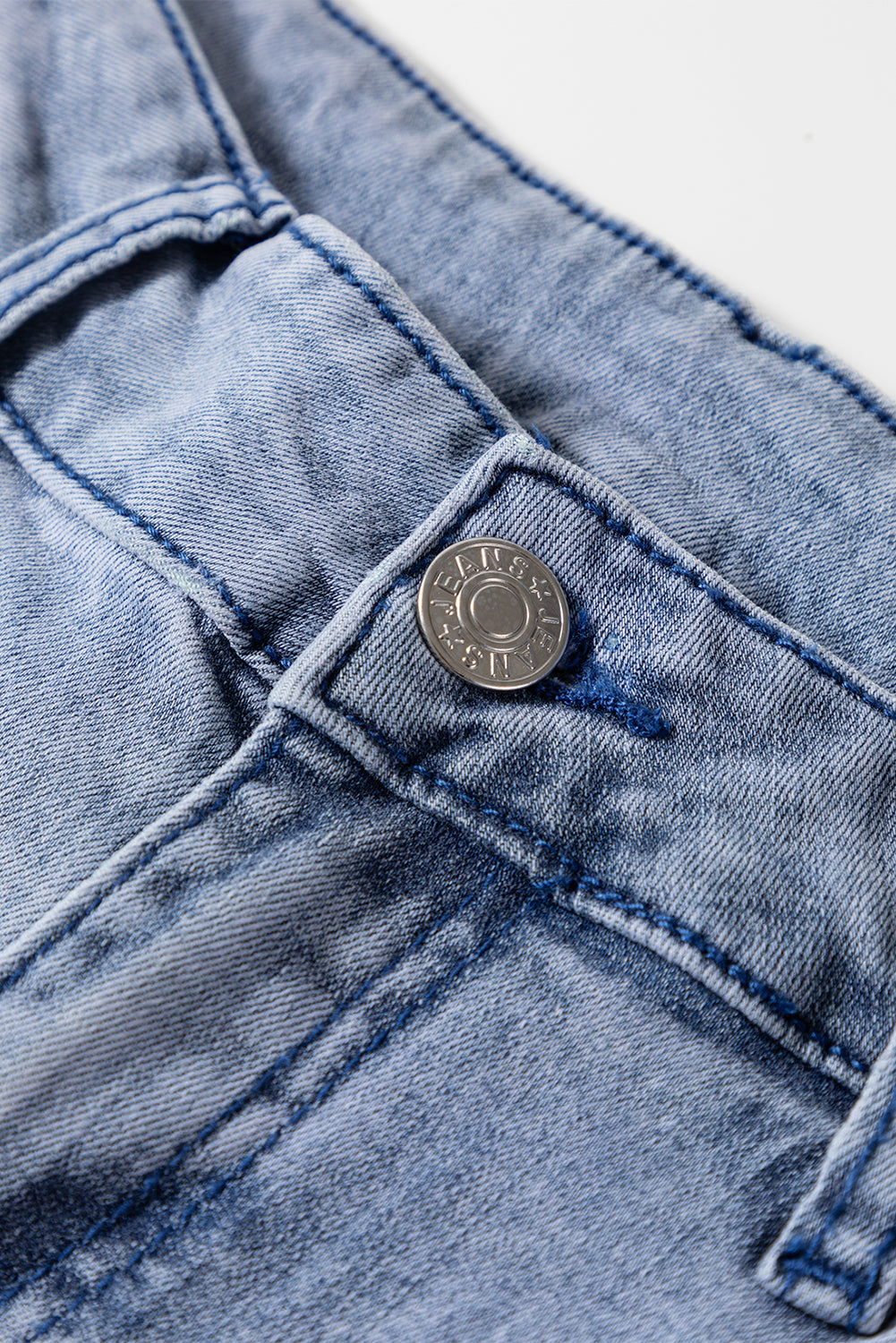Beau Blue High Waist Bell Bottom Jeans