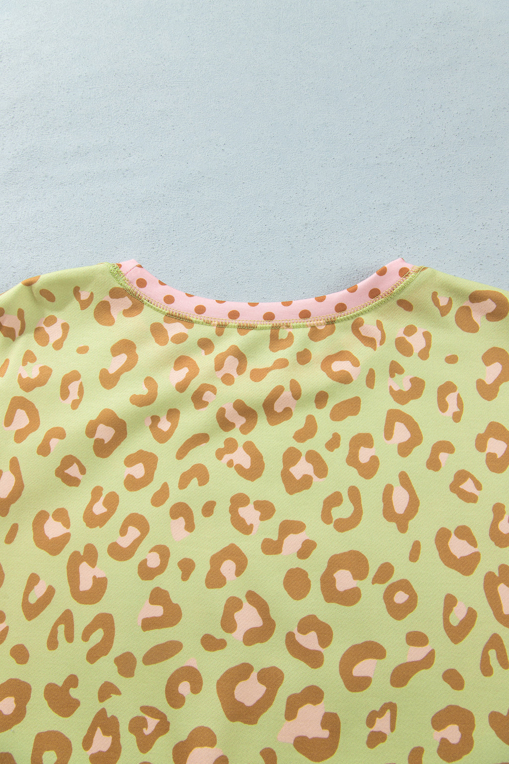 Brown Plus Size Leopard Print Top