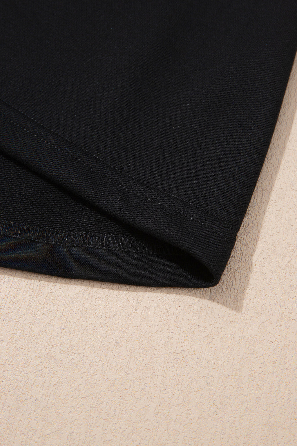Black Plus Size V-Neck Blouse