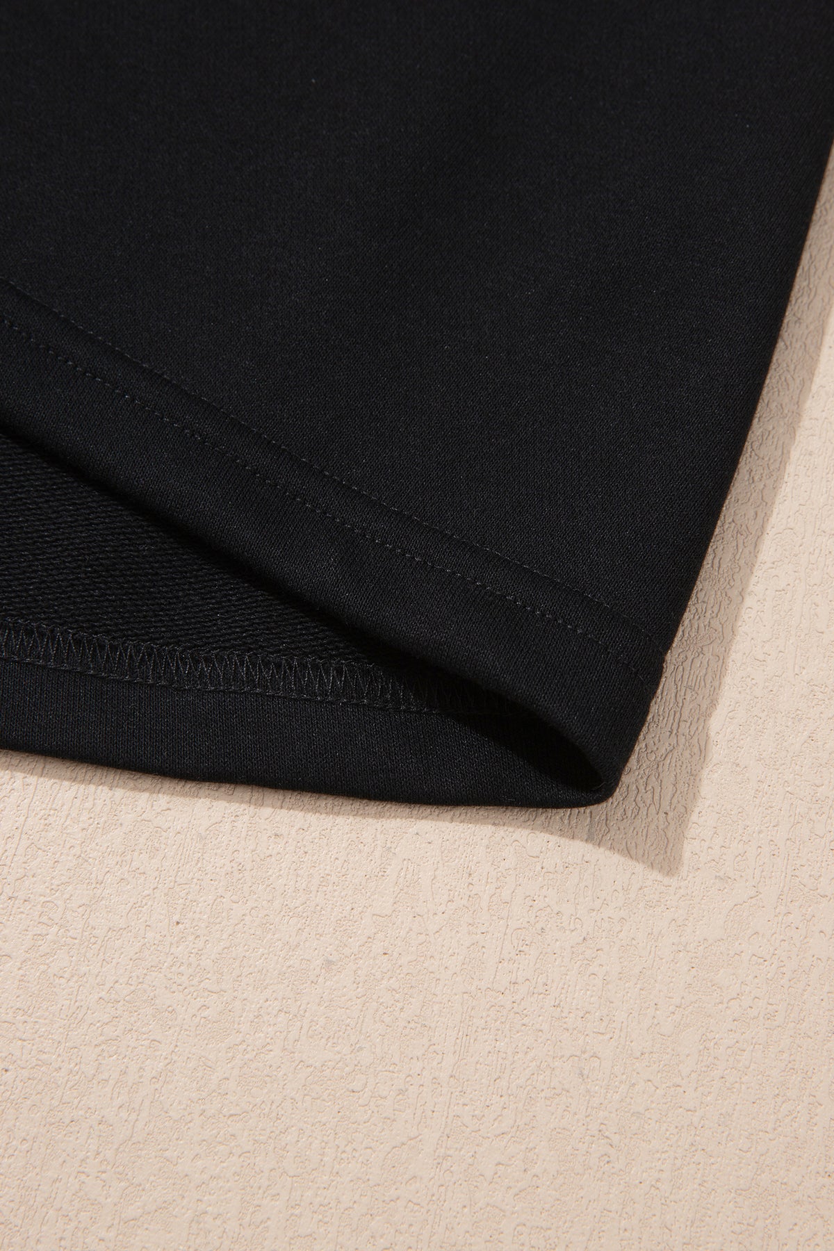 Black Plus Size V-Neck Blouse