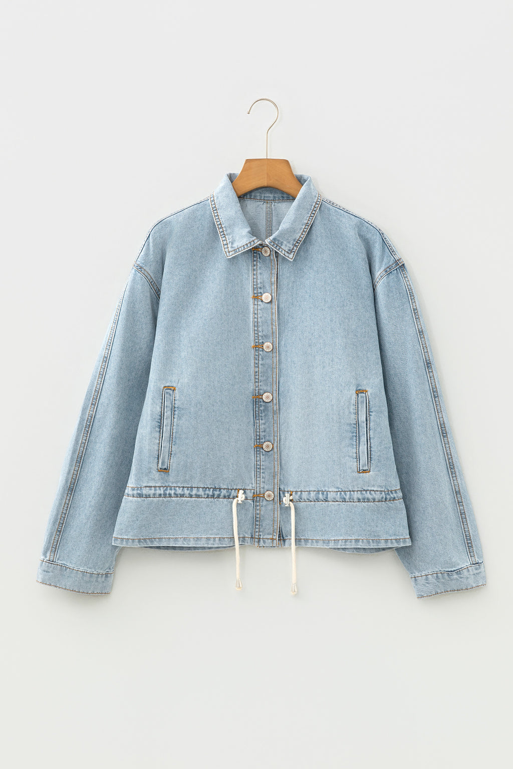 Beau Blue Light Wash Denim Jacket