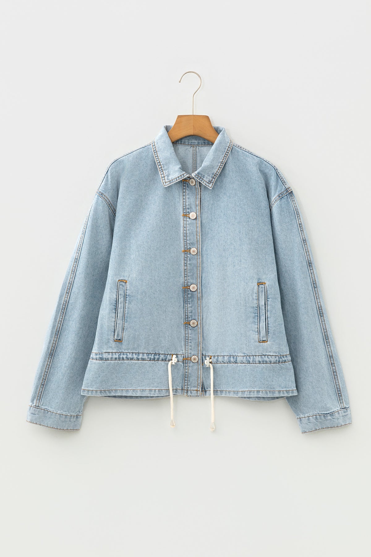 Beau Blue Light Wash Denim Jacket
