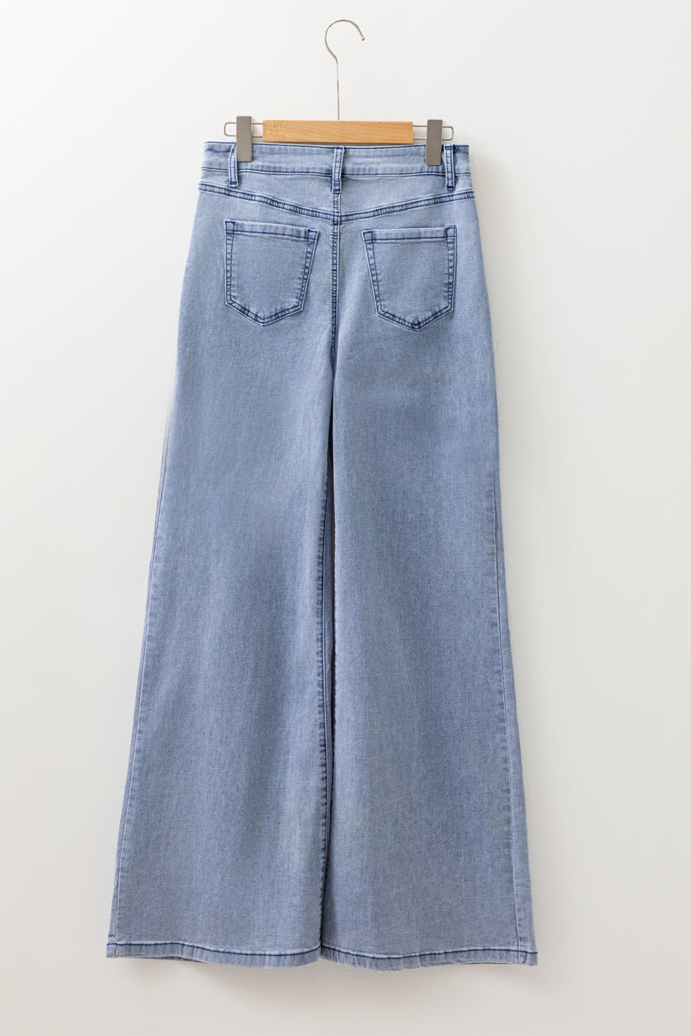 Beau Blue High Waist Bell Bottom Jeans