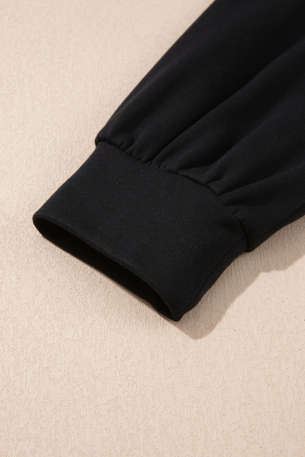 Black Plus Size V-Neck Blouse