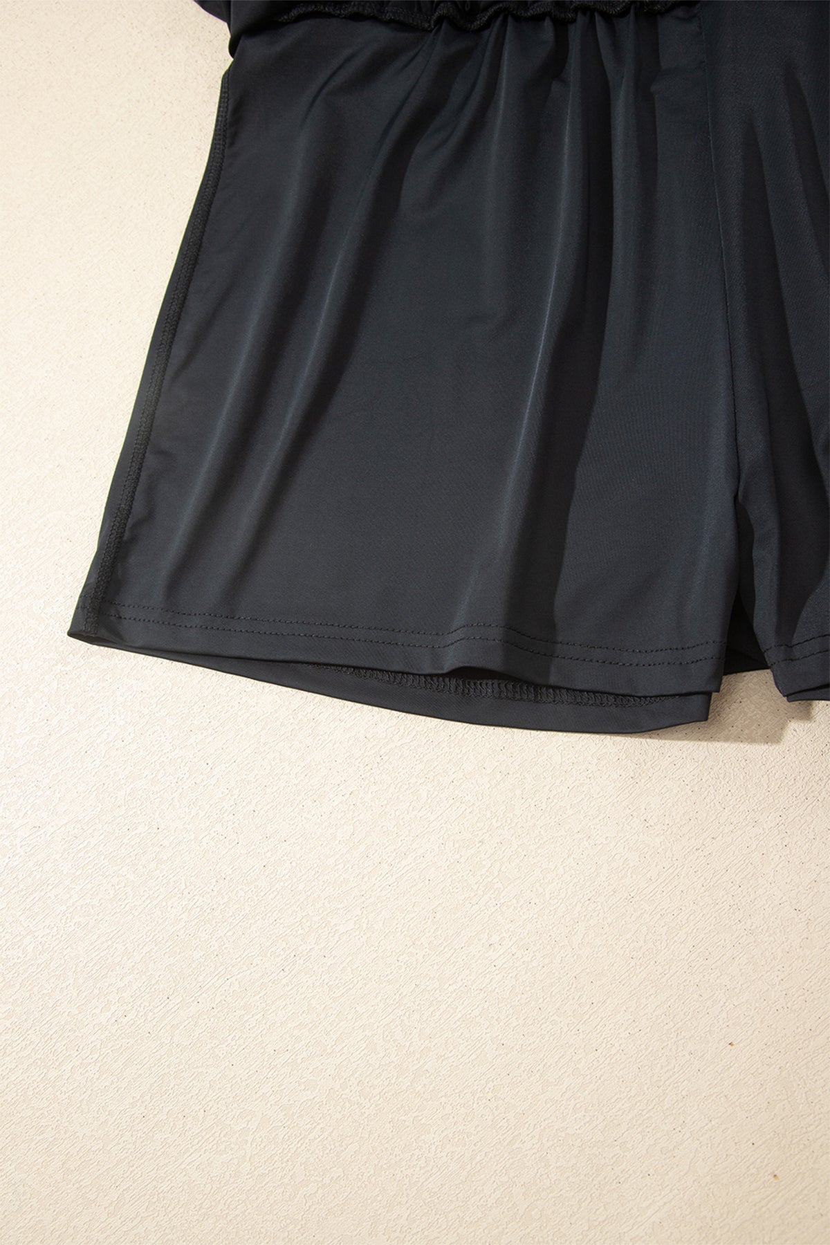 Black Plus Size Tennis Skort