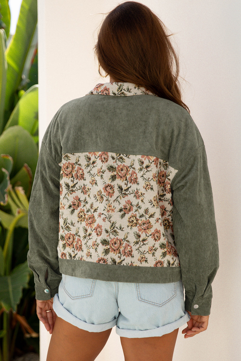 Sage Green Ribbed Jacket